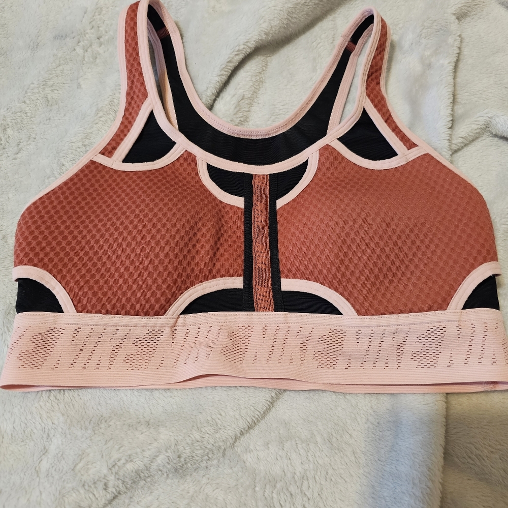 NIKE DRI-FIT ADV  Swoosh pink mesh sports bra